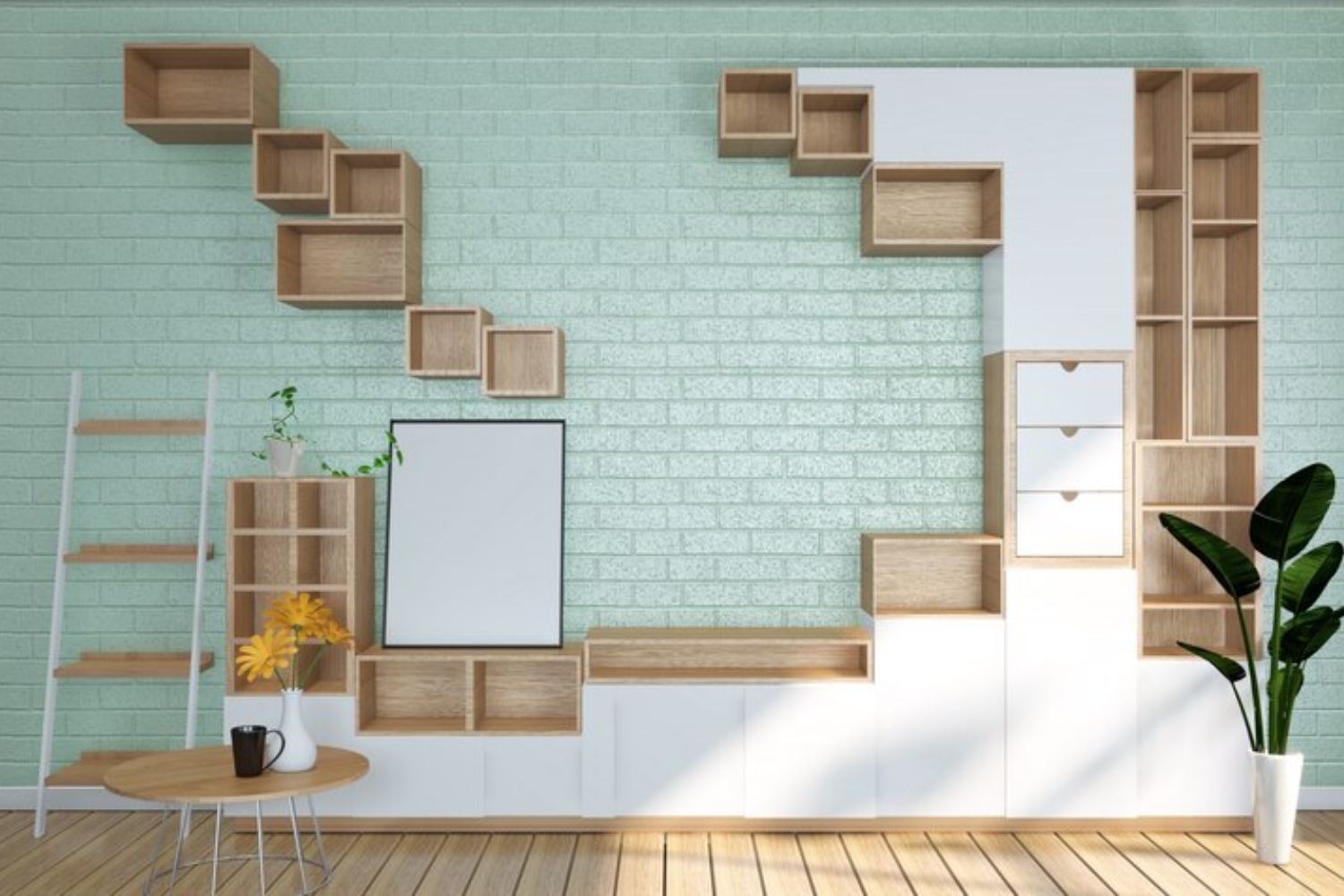 custom wall units for storage